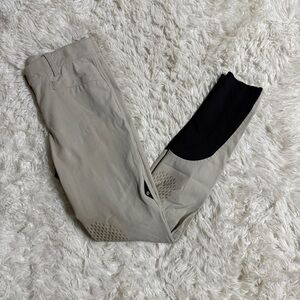 Women’s Size IT36 Tan Equiline Knee Patch Horseback Riding Breeches